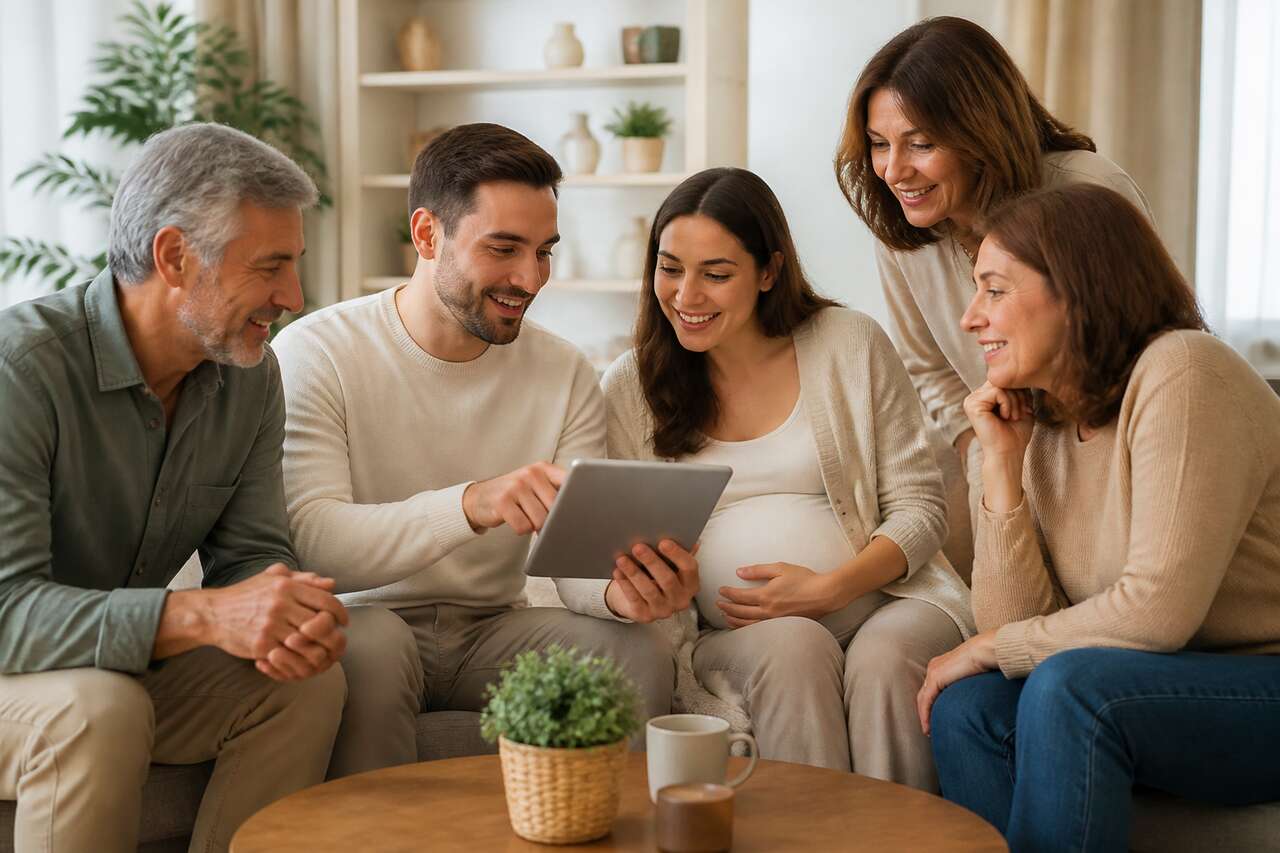 Pourquoi et &agrave; qui partager sa liste de naissance