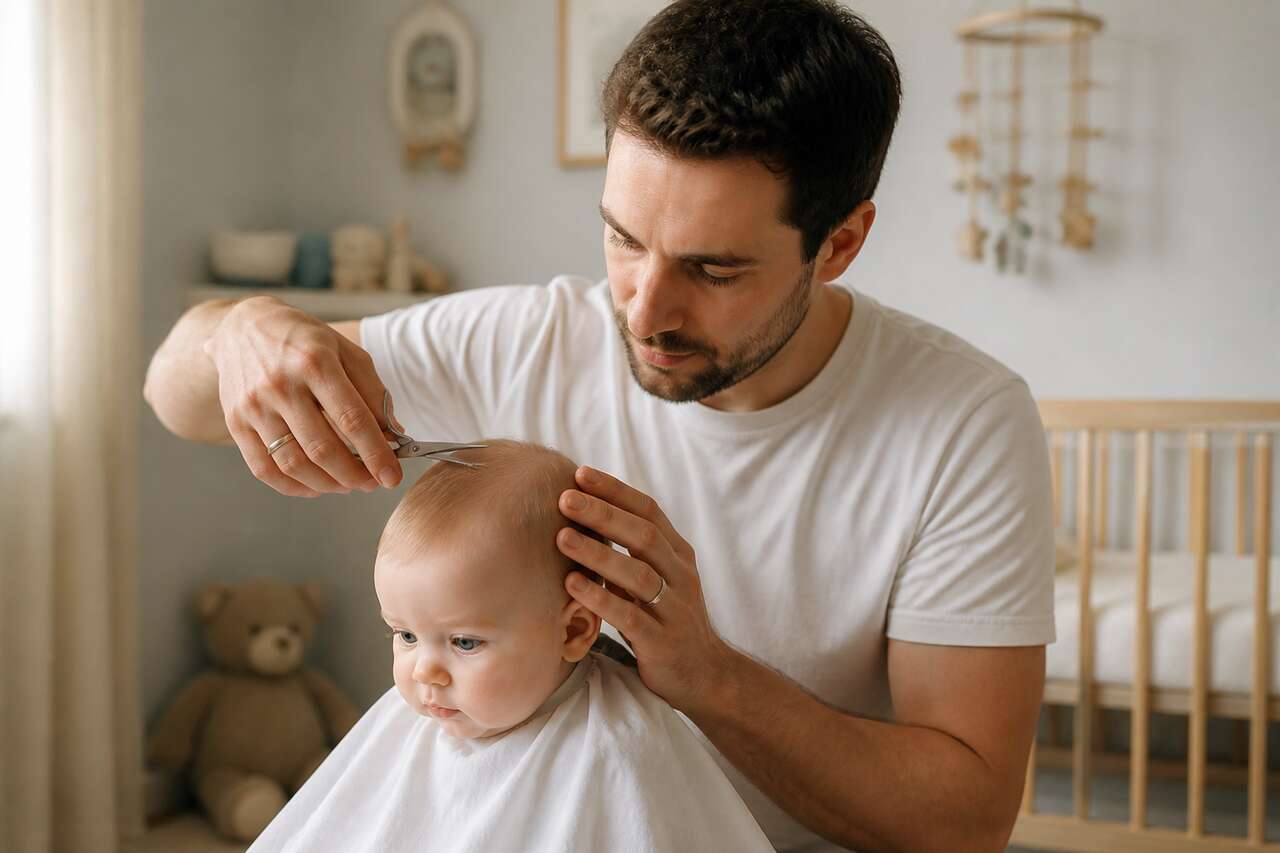 Quand couper les cheveux de bébé pour la première fois ?
