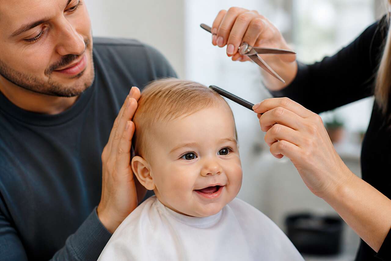 &agrave; quel moment couper les cheveux de b&eacute;b&eacute; pour la premi&egrave;re fois