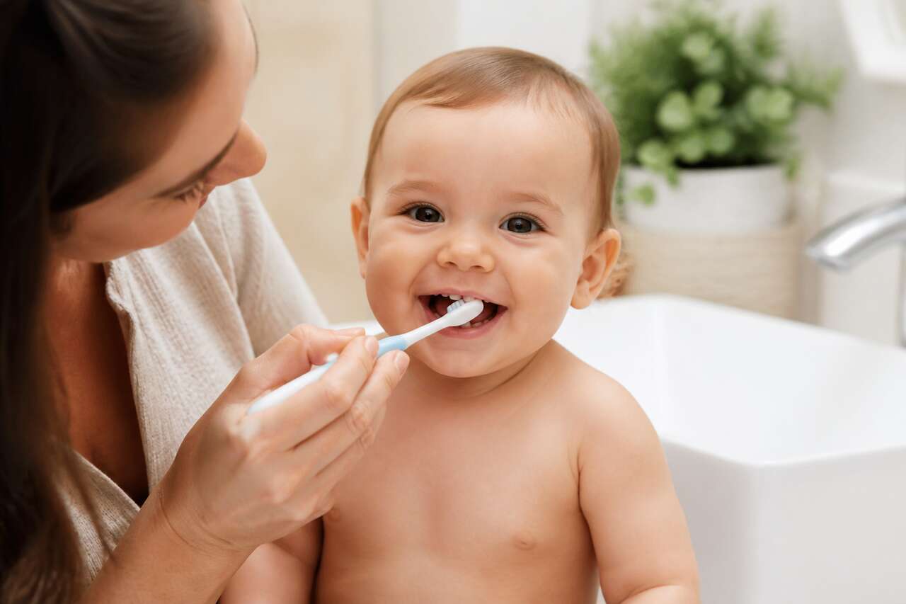 Pourquoi brosser les dents de b&eacute;b&eacute; d&egrave;s le d&eacute;but