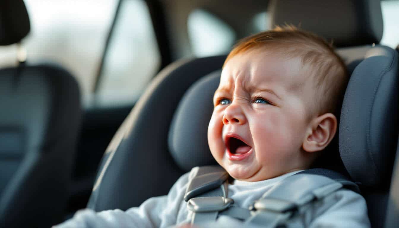 Bébé pleure en voiture : comprendre et apaiser ses pleurs