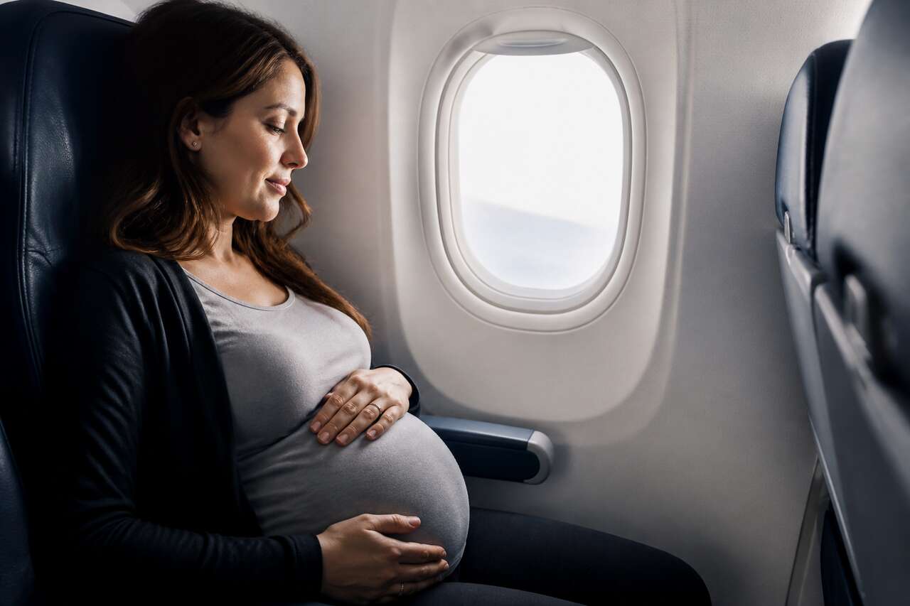 Peut-on prendre l&rsquo;avion enceinte: ce que disent les m&eacute;decins et les compagnies