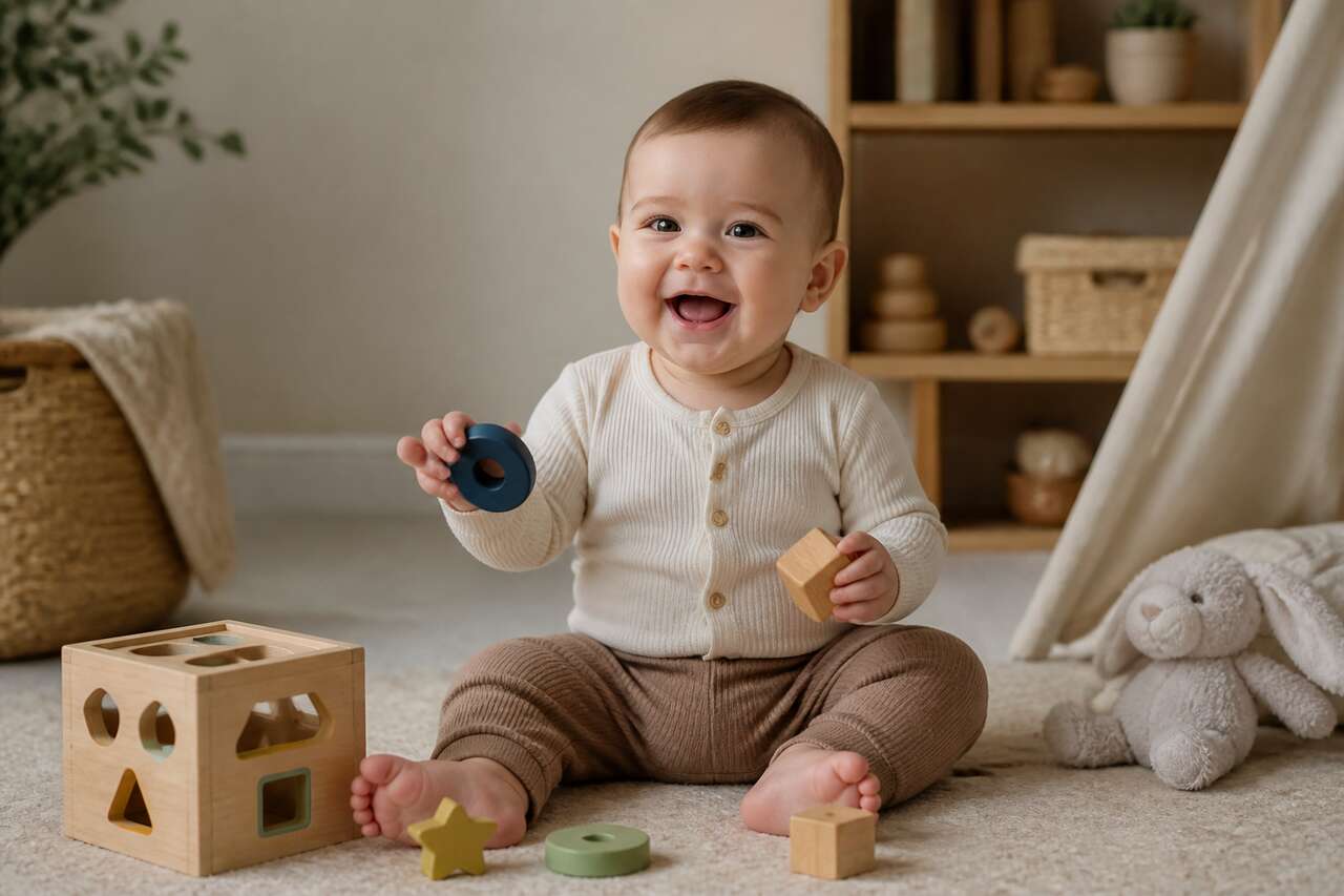Bébé grandit : les étapes clés de 3 à 9 mois