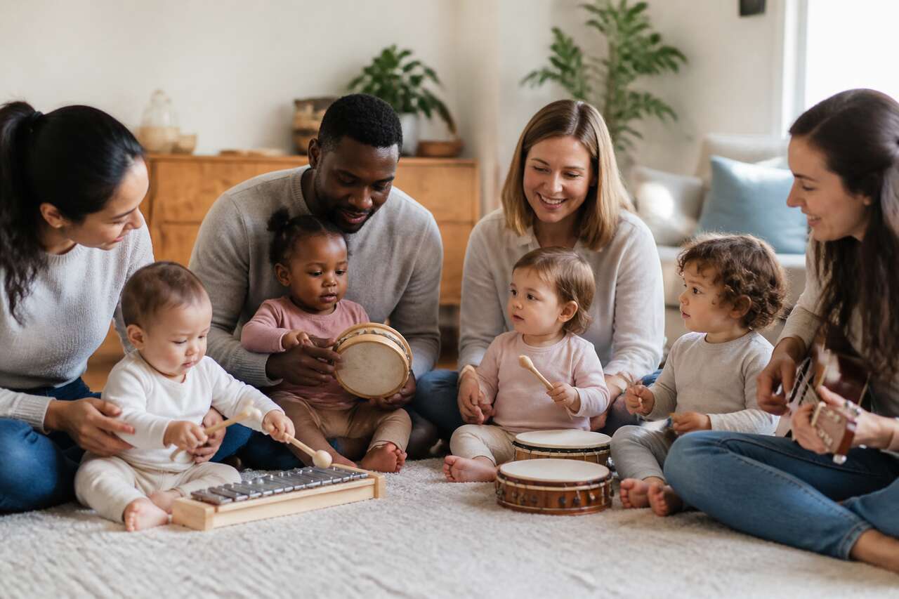 Activit&eacute;s d&rsquo;&eacute;veil musical par &acirc;ge : 0-6 mois, 6-12 mois, 1-2 ans, 2-3 ans