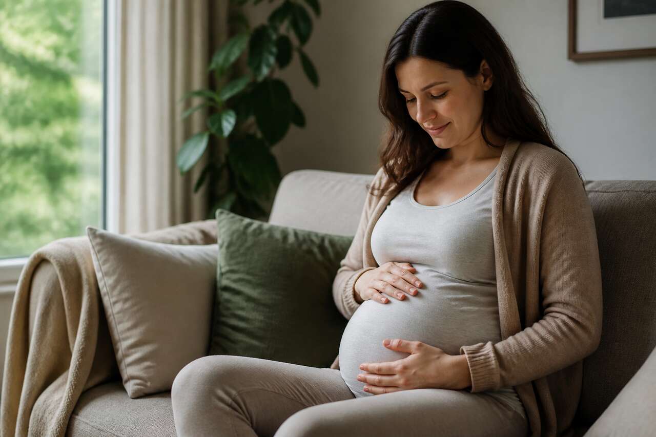 D&eacute;but de grossesse : douleurs, tiraillements et maux de ventre, que faire