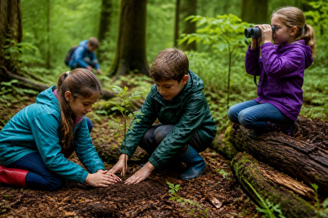 Sensibiliser les enfants à l'environnement : conseils pratiques