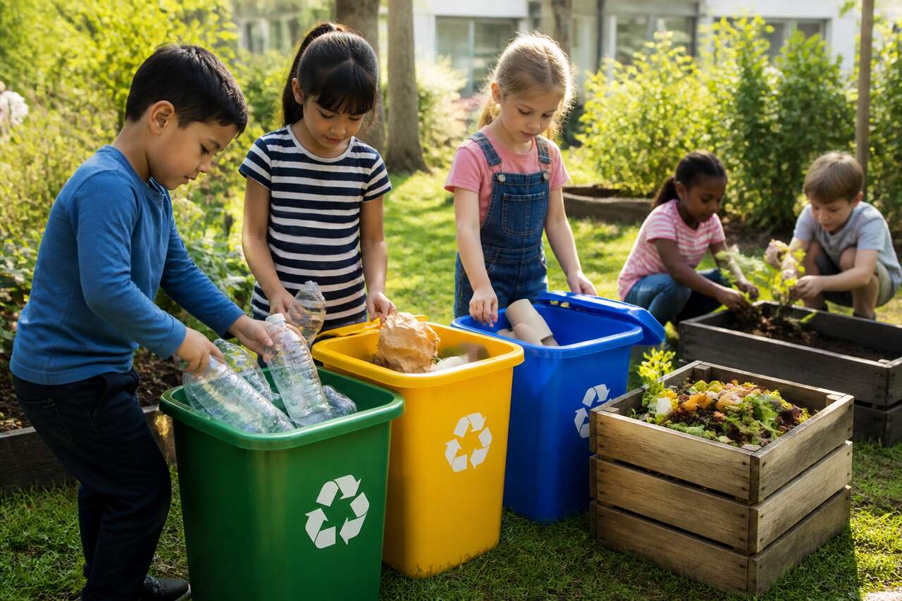 Trier, réduire, composter : rendre les déchets intelligibles pour les enfants Trier, réduire, composter : rendre les déchets intelligibles pour les enfants