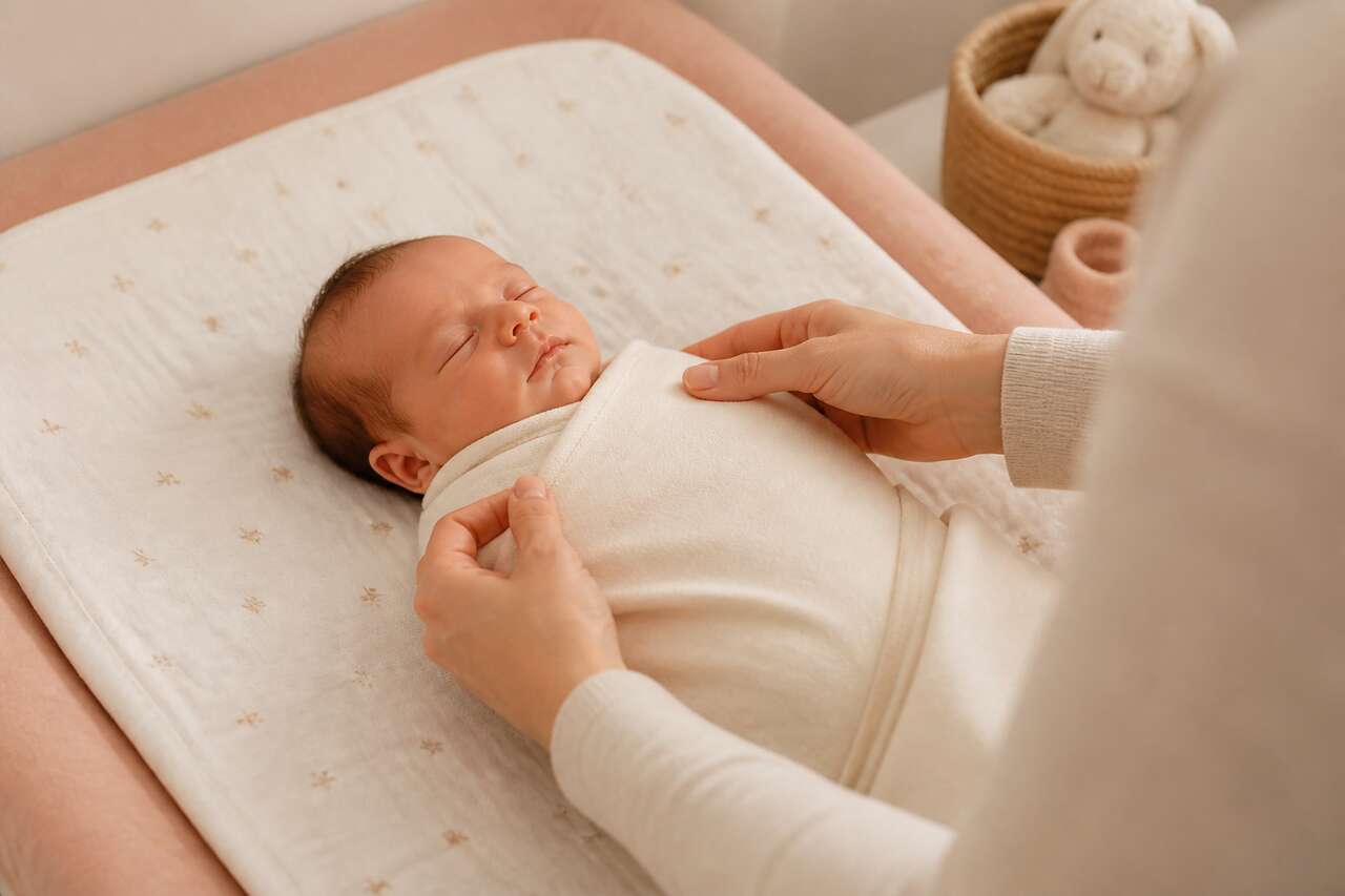 Comment emmailloter bébé en pratique : matériel, température et gestes sûrs Comment emmailloter bébé en pratique : matériel, température et gestes sûrs