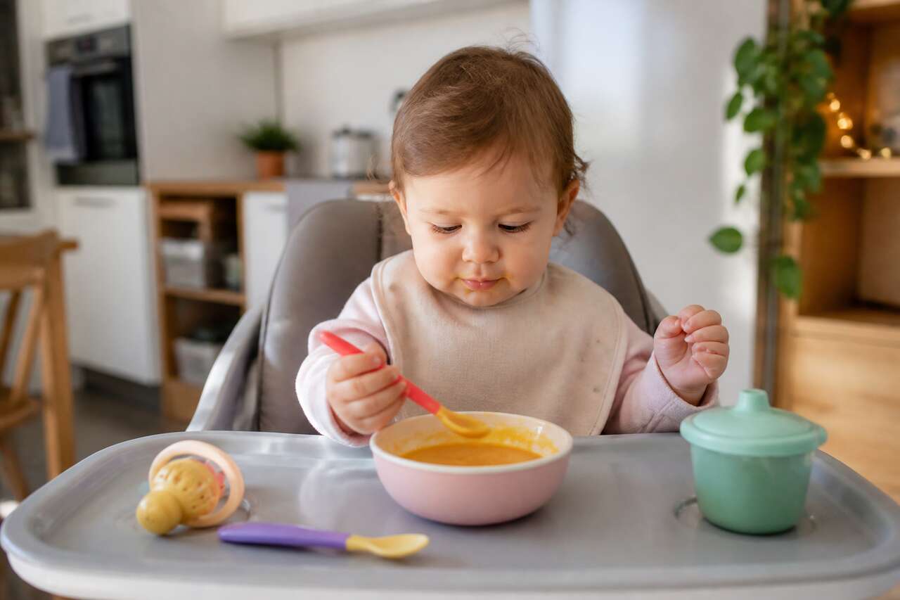 Apprendre à bébé à manger seul : ce qu'il faut savoir
