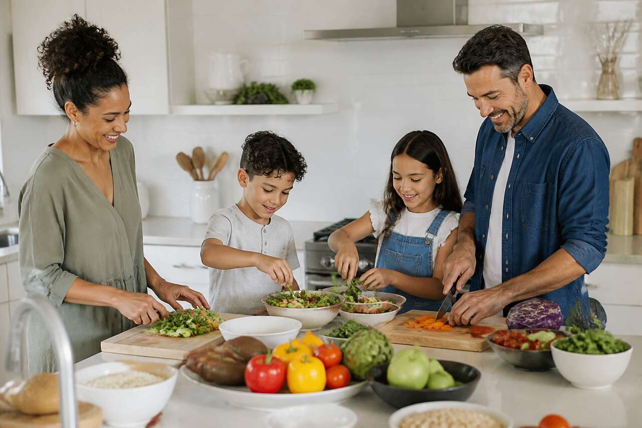 Rep&egrave;res simples pour composer des repas &eacute;quilibr&eacute;s en famille