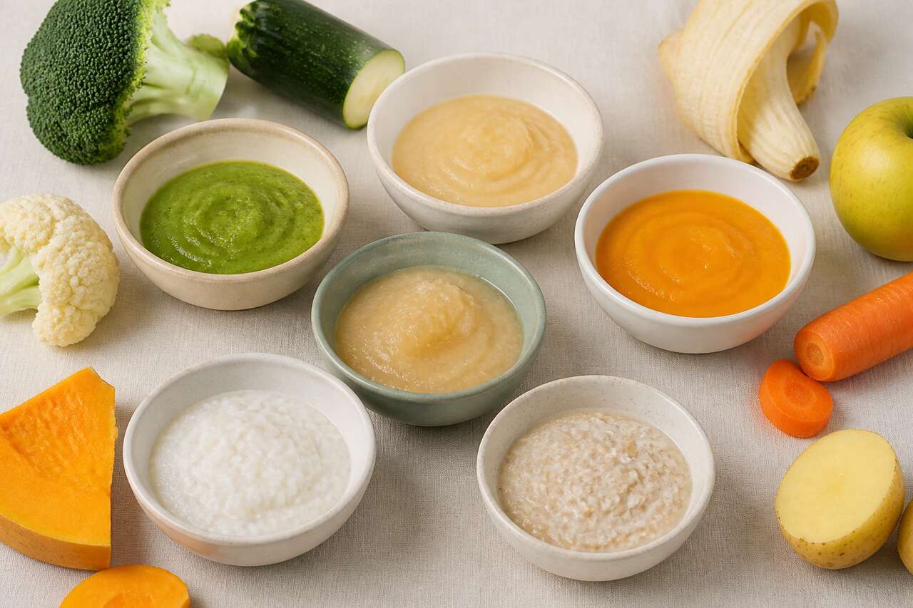 Par quoi commencer : premi&egrave;res textures et premiers aliments sans se tromper
