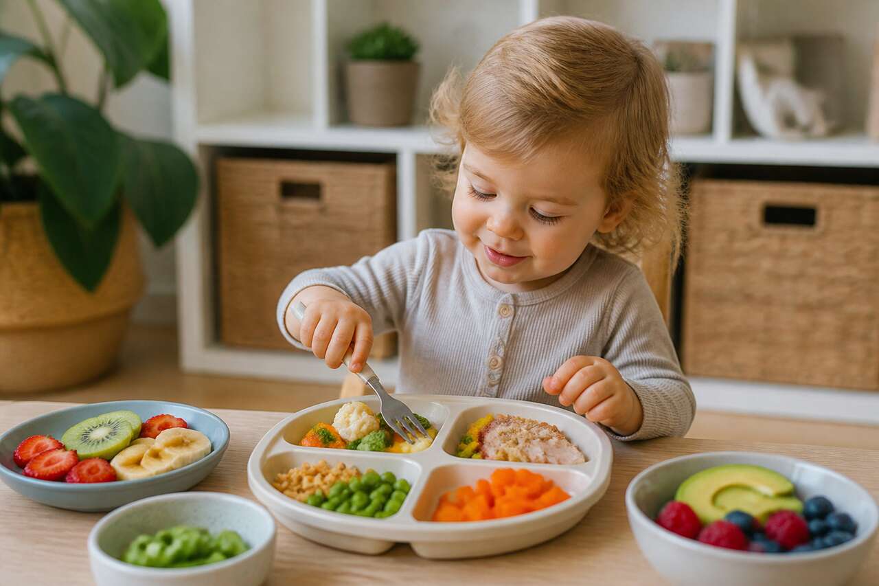 Menus types à 12-24 mois: exemples sur une semaine Menus types à 12-24 mois: exemples sur une semaine