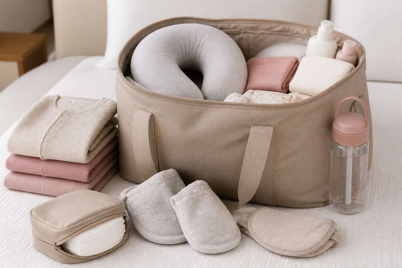 Les essentiels pour maman &agrave; la maternit&eacute;: la liste qui couvre confort et r&eacute;cup&eacute;ration