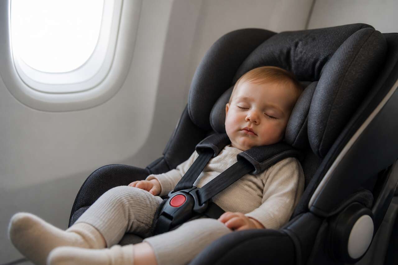 Astuces terrain pour voyager en avion avec un bébé sans stress Astuces terrain pour voyager en avion avec un bébé sans stress