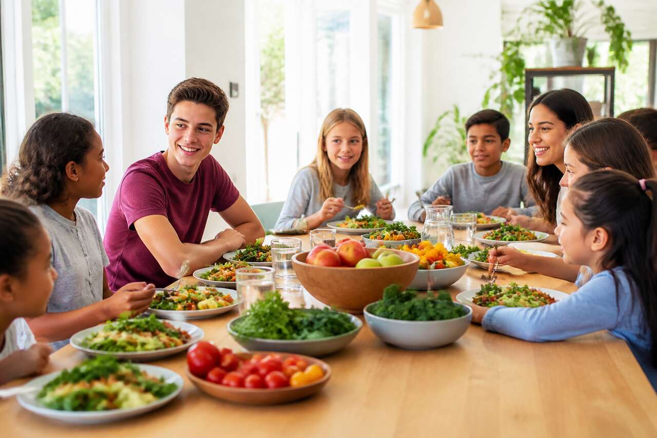 Exemples de menus équilibrés selon l’âge : 7-11 ans et adolescent Exemples de menus équilibrés selon l’âge : 7-11 ans et adolescent