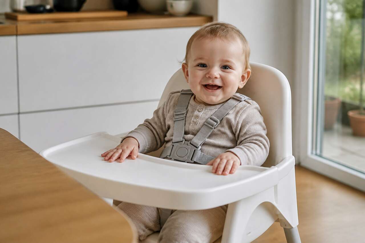 Installer bébé à table en toute sécurité : chaise, harnais, posture Installer bébé à table en toute sécurité : chaise, harnais, posture