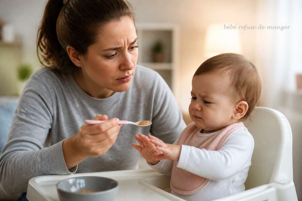 Bébé refuse de manger : comment réagir ?