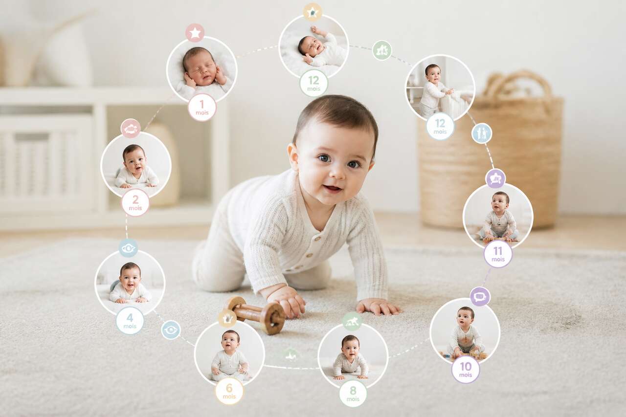 La première année de bébé en chiffres