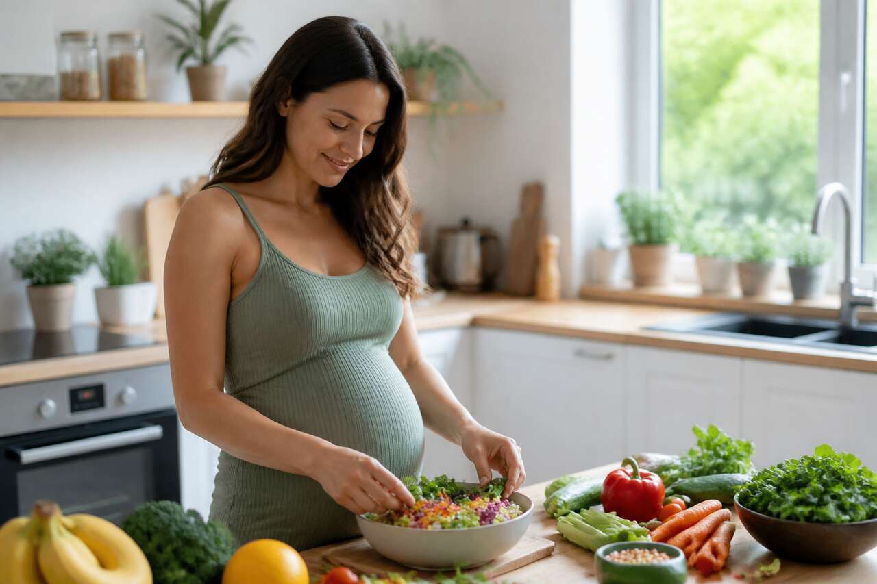 Besoins nutritionnels cl&eacute;s pendant la grossesse et &eacute;quivalents 100% v&eacute;g&eacute;taux