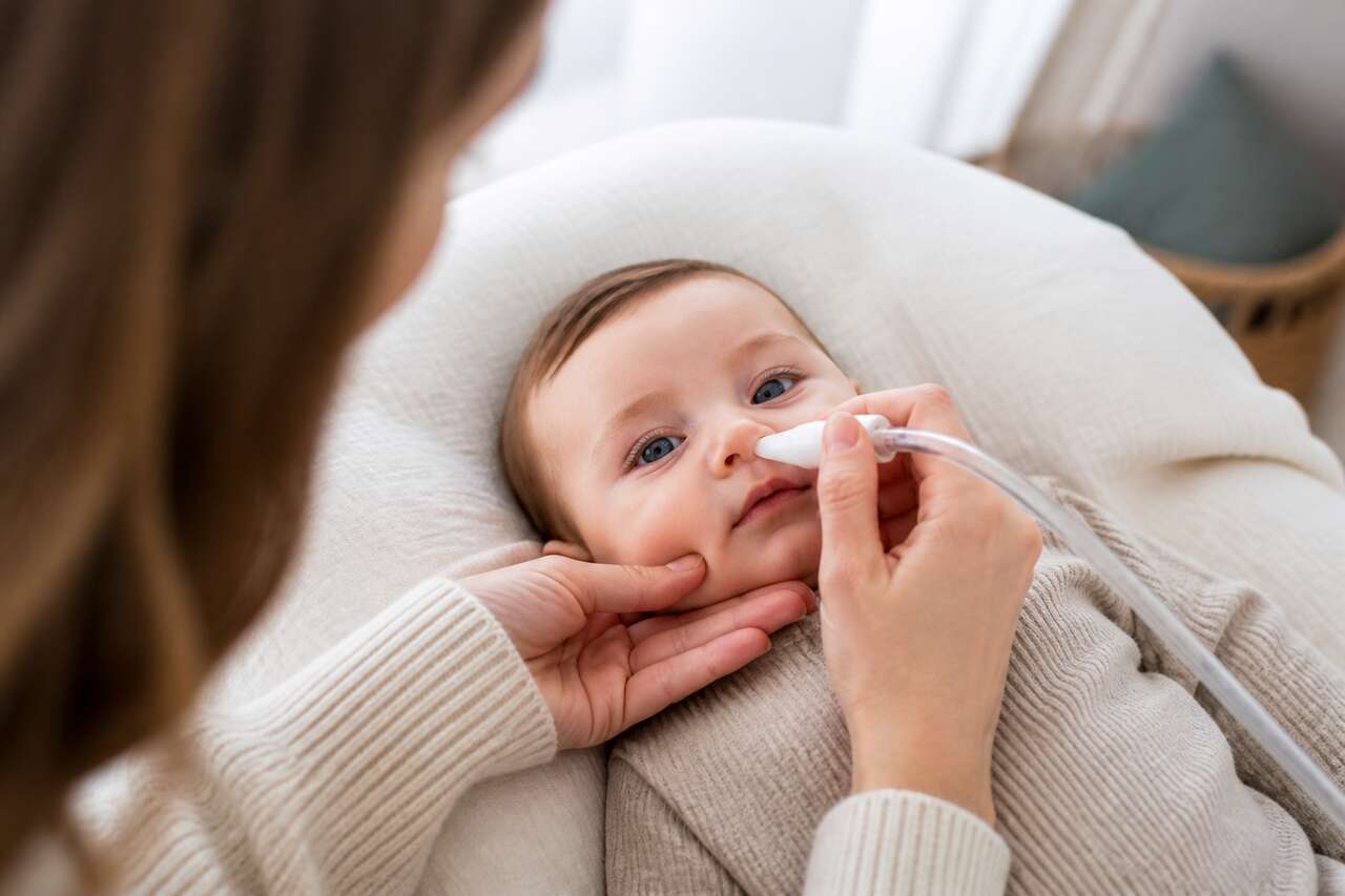 La technique pas à pas pour un bon lavage de nez du nourrisson La technique pas à pas pour un bon lavage de nez du nourrisson