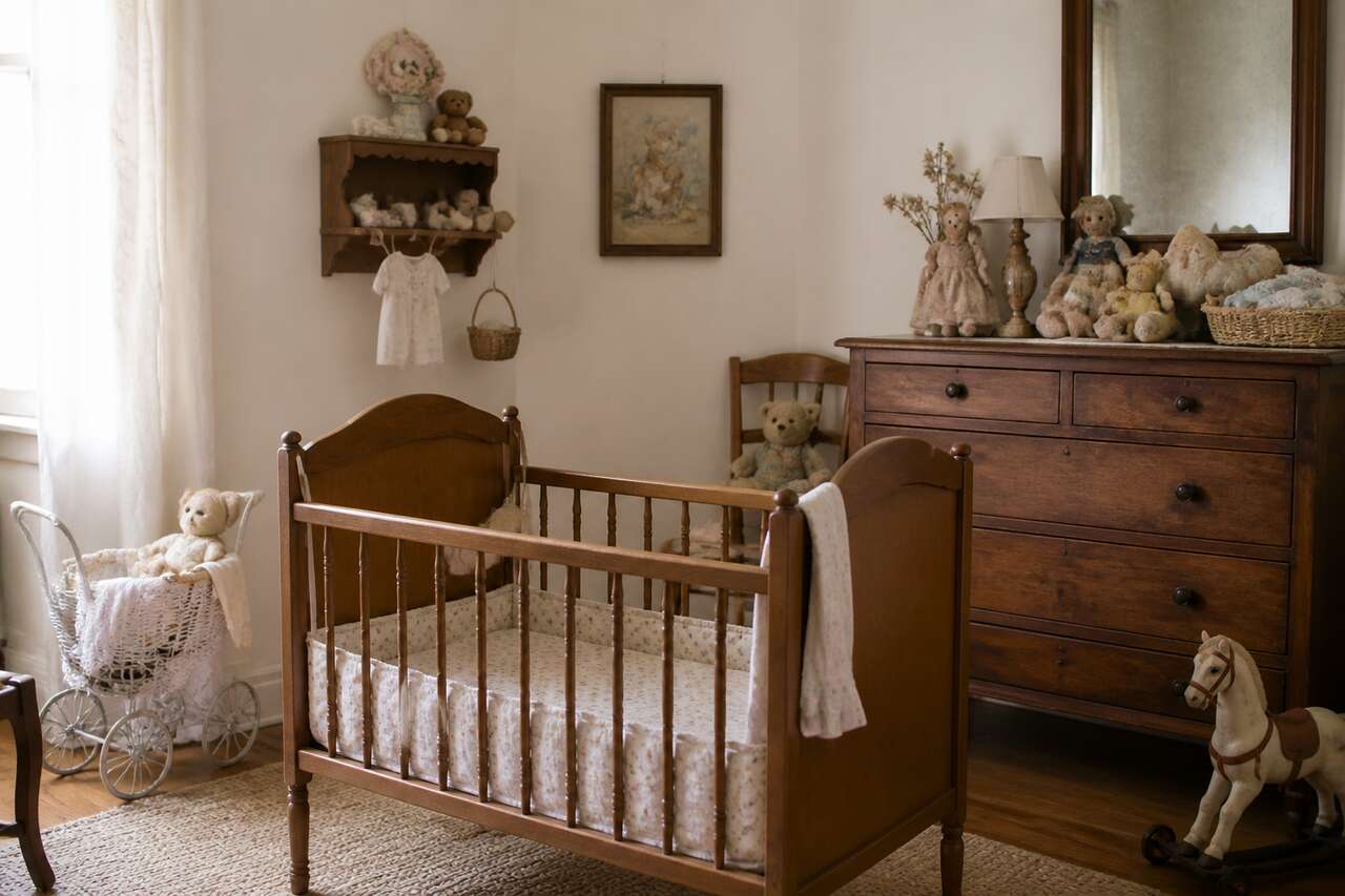 Chambre bébé vintage : conseils pour la meubler et la décorer
