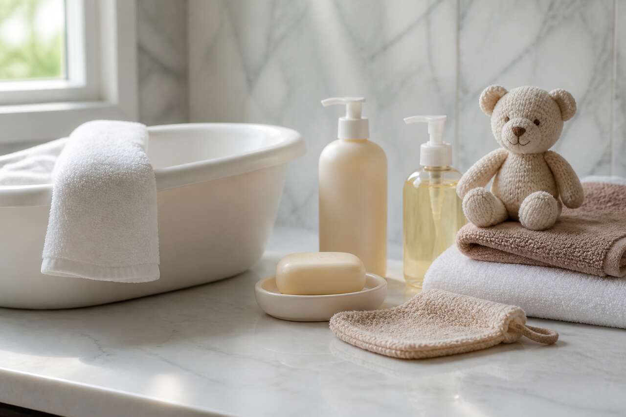 Pour laver bébé: les indispensables pour le bain et la douche Pour laver bébé: les indispensables pour le bain et la douche