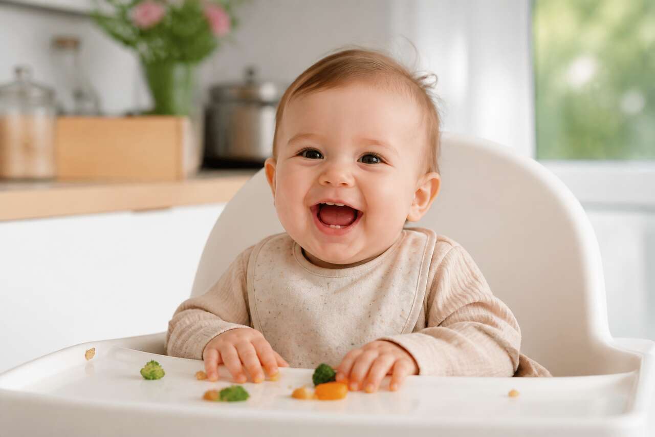 Les signes que bébé est prêt pour une chaise haute Les signes que bébé est prêt pour une chaise haute