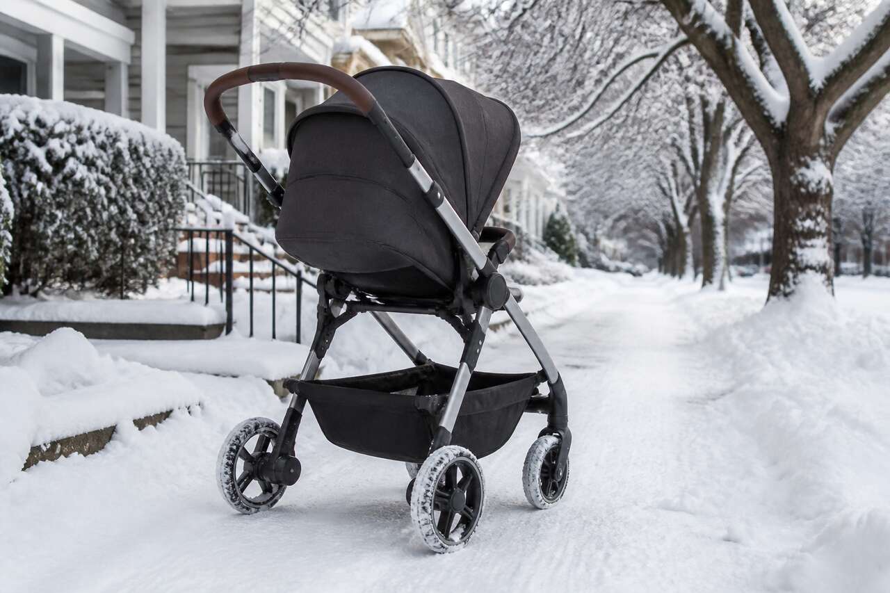 Comprendre ce qui bloque une poussette sur la neige Comprendre ce qui bloque une poussette sur la neige