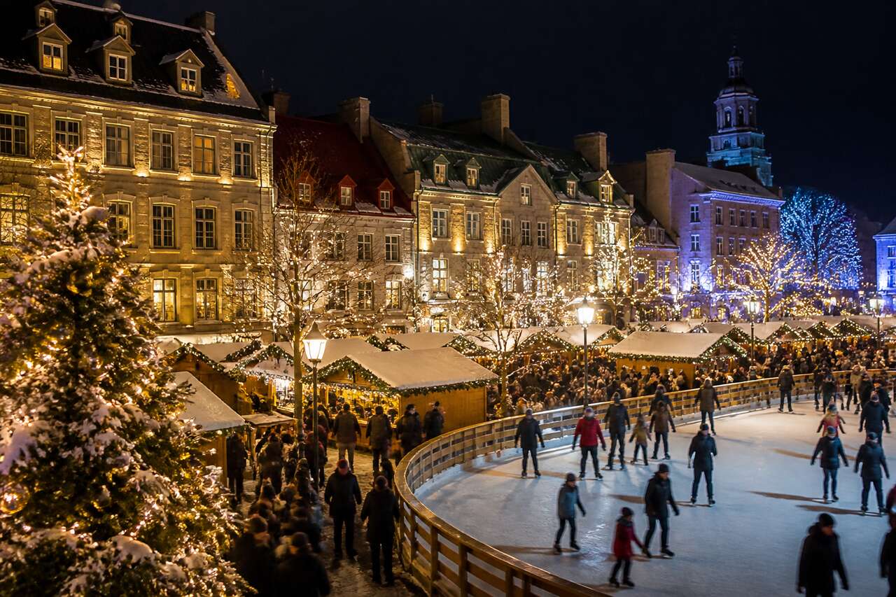 Sorties qui font no&euml;l: patinoire, march&eacute;s, balades lumineuses