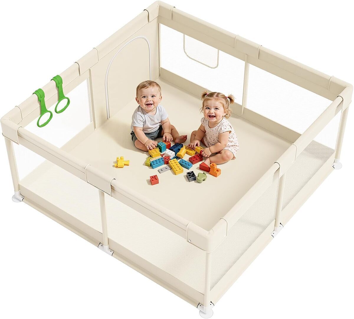 Test du parc bébé Sämann 120x120 cm : sécurité et modularité